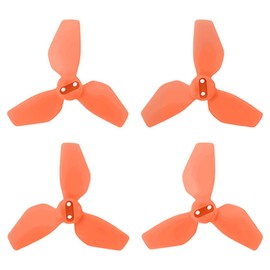 Pack of 4 Stealth Propellers Compatible with DJI Neo Propeller, Electric, Lightweight Propeller Blades in Combination with Profiled Propellers, Accessories for Drones, Orange