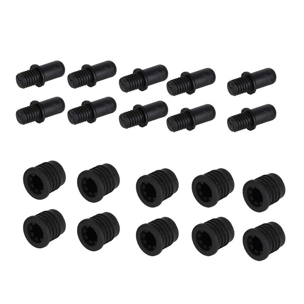 Weikeya Speaker Buckle, Made of Plastic, 10 Pairs, Loudspeaker Grille