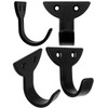 Fuxxer® Classic Iron Hooks, Picture Hooks, Wall Hooks, Set of