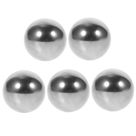 BUGUUYO Precision Balls 5pcs 1 Inch Carbon Steel Ball Bearings High Hardness for Bearings Valves Photo Equipment