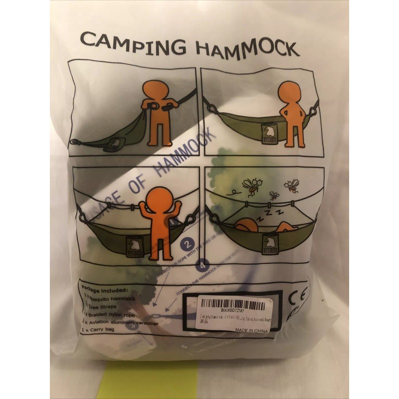 COVACURE Camping Hammock Lightweight Double Hammock Hold Up To 772lbs