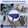 JIAJUNFS Waterproof Bicycle Seat Covers Rainproof, UV-Resistant dustproof and Windproof