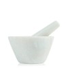 Boska Mörser Spicy/speziell für Gewürze/Spülmaschinenfest/Granit/Weiß / 100 x 100 x