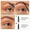 Eyebrow Retractable Definer Pencil, 0.1mm Ultra Slim Waterproof Eyebrow Pencil,