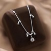 Cute Ball Beaded Bell Adjustable Anklet Bracelets for Women Dainty