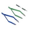 2PCS V Shape Spring Bar Tweezers Professional Alloy Steel Watch