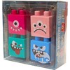 Tinc Monster Erasers Collection Pack for Kids - Use at