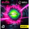 andro 110021105 Table Tennis Rubber Control Vip SFX Red 1.8