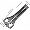 Car Seat Gap Filler 2 Pack, Dual-Slot Gap Plug No-Drop