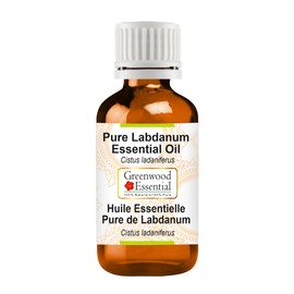 Greenwood Essential Pure Labdanum Essential Oil (Cistus ladaniferus) Steam Distilled 100ml (3.38 oz)