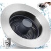 Universal Kitchen Sink Drain Strainer, 3 in 1 Stainless Steel