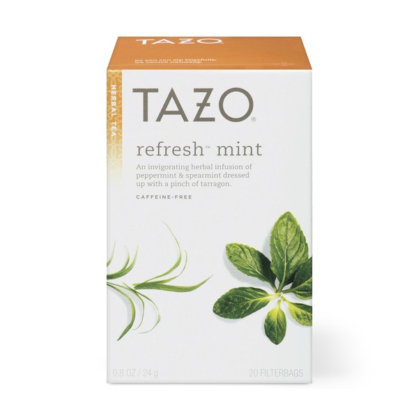 Tazo Refresh Mint Herbal Tea Filterbags (20 count)