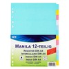 TSI 64512 Index Dividers Made of Sturdy Manila Cardboard 12