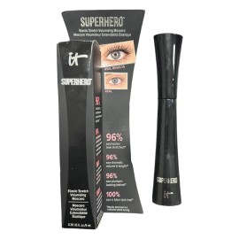 IT Cosmetics Superhero Mascara, Super Black Mascara  Full Size 0.3 oz