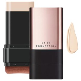 Base de maquillaje coreana en barra con brocha resistente al agua hidratante y de larga duración accesorio maquillaje para uso diario blanco...       