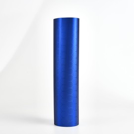 AuMoHall Blue Honeycomb Pattern Carbon Fiber Car Vinyl Wrap Roll Blue Carbon Fiber Matte Finish Car Body Protective Film for Vehicle Exterior Decoration, 59.84" x 19.68"