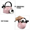 iplusmile 1pc Stainless Steel Whistling Kettle with Heat-Insulated Handle Water
