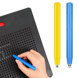 Set of 2 Drawing Pens, Magnetic Pen, Replacement Pen, Magnetic Drawing Board Pens, Magnetic Replacement Pens for Magnetic Drawing Board, Magnapad A to Z and Numbers 0 to 9