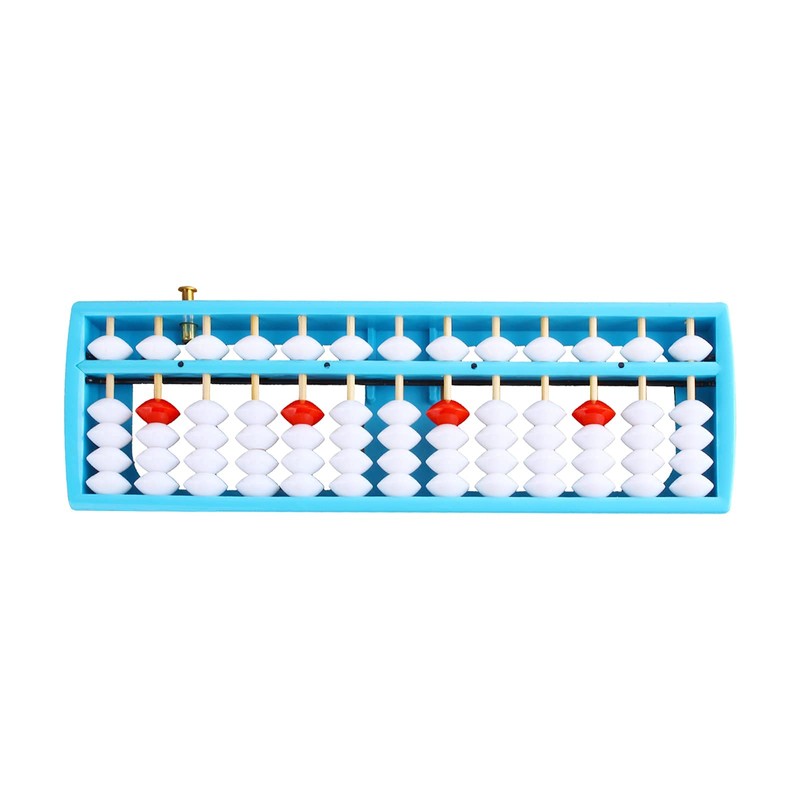 Larcele Pearl Arithmetic Abacus Counting with Reset Button School Supplies