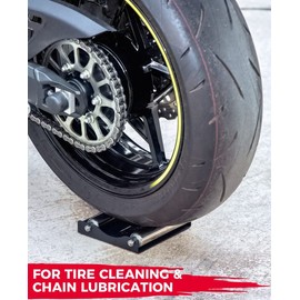 KEMIMOTO Motorcycle Wheel Cleaning Stand Portable Wheel Roller Stand Support Parking for Tire Cleaning Wheel