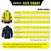 FONIRRA High Visibility Safety Jackets for Men 3-in 1 Hi