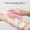 2 PCS Soft Silicone Body Scrubber, 2 in 1 Exfoliating