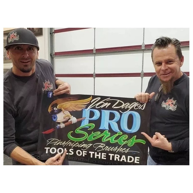 Von Dago "Pro-Series" / Andrew Mack LEAK PROOF Metal BRUSH