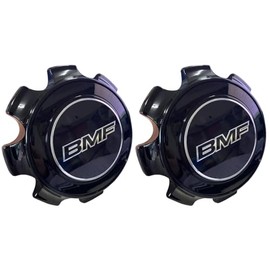 Gloss Black BMFCC01 Wheel Rim Center Hub Cap 83452010F 2PCS