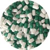 200 size 0 green/white gelatin capsules