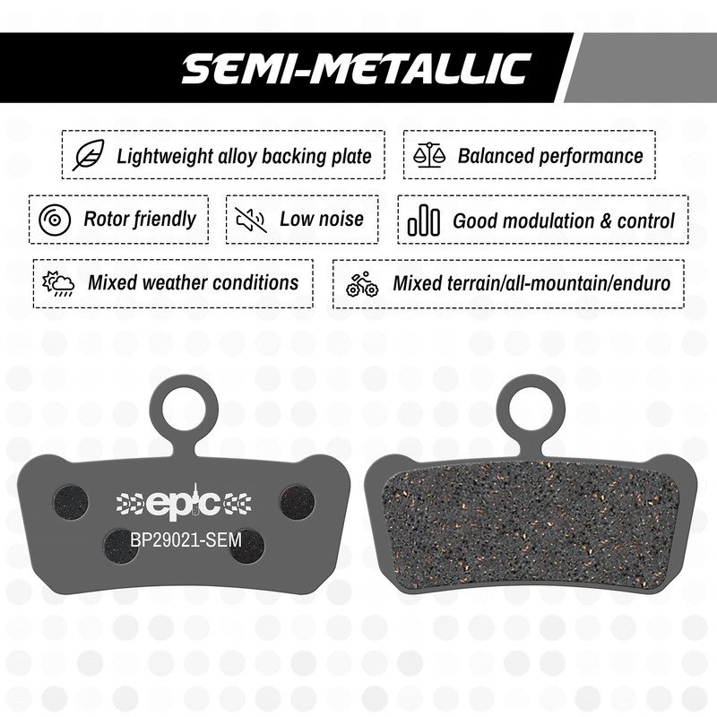 epic Disc Brake Pads for SRAM G2, Guide, Guide Ultimate