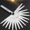 Kimlonton 100B-17 Stainless Steel Thickness Gauge 3.9 inches (100 mm),