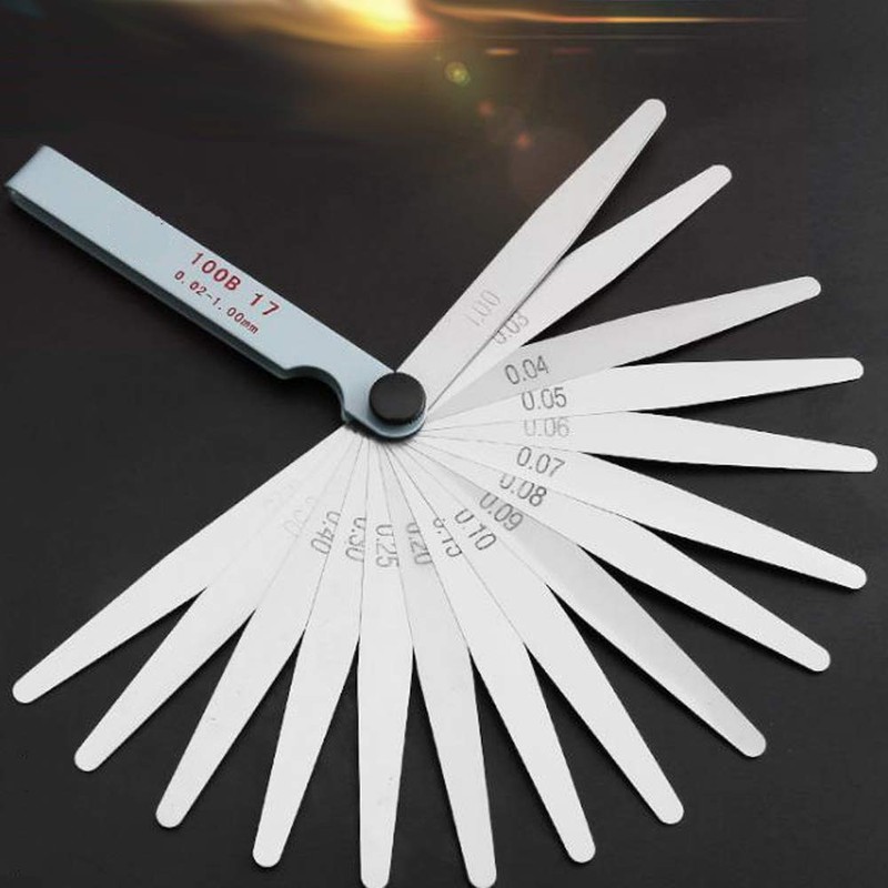 Kimlonton 100B-17 Stainless Steel Thickness Gauge 3.9 inches (100 mm),