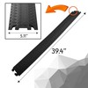 Pyle Durable Cable Protection Ramp Cover - Supports 11000lbs Single