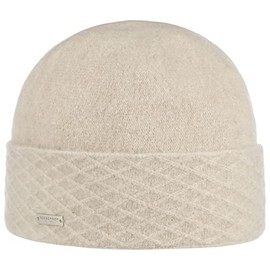 Seeberger Walk Hat with Turn-Up Hat, Wool Hat, Women's Winter Hat, beige