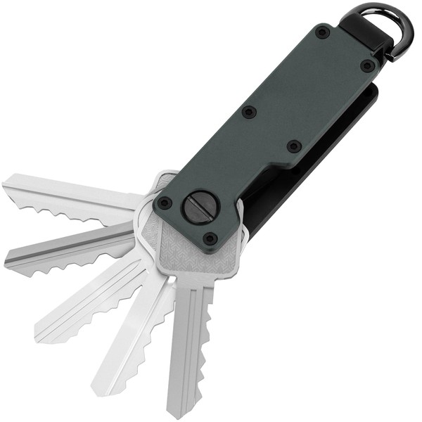 TUXON Mens Key Organizer - Compact Metallic Key Holder |