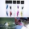 Goture 5pcs Bucktail Jigs Saltwater Fishing Jigs - Walleye, Bass,