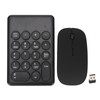 Numeric Keypad Portable Slim 2.4GHz USB Wireless Mini Black Numeric