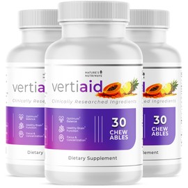 Nature’s NutriWave VertiAid – Natural Daily Supplement with Vitamins, Minerals & Botanicals – Non-GMO, No Stimulants, Made in USA, Easy to Take – 30 Chewable Tablets, 3 Month Supply
