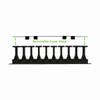 NavePoint High Density 1U Steel 19 Inch Rack Cable Manager