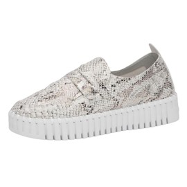 Ilse Jacobsen HORNBAEK Women's Tulip 3868 Flat | Platform White
