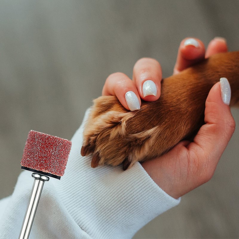 26 Pack Nail Grinder for Dogs Replacement Kit Sanding Drum