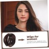 NOLITOY 2 pcs Womens Hairpiece Wiglet Straight Hair Topper for