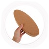 Kisangel Supportive Yoga Blocks Natural Cork Oval Shape Enhance Flexibility