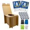 Emergency Toilet S Maru-kun, Emergency Toilet, 15 Years Storage, Includes