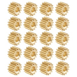 The Lord of the Tools Pack of 20 Motorcycle Gears with 14 Teeth 0.5 Module Brass Gears Opening 3.17 mm Outer Diameter 8 mm Thickness 5 mm for 3.17 mm Motor Shaft RC Car Model DIY Robot