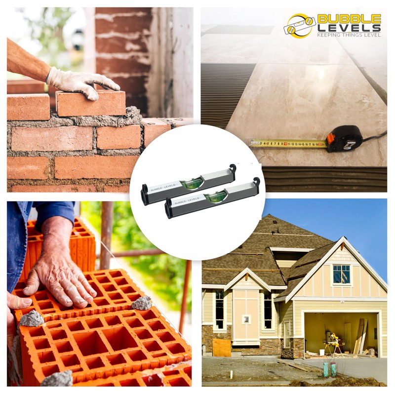 2 pcs Hanging Bubble Line Level for Building Trades, Engineering,