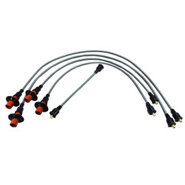 DASPARTS Premium Ignition Wire Set 111998031A 98-9925-B, Equivalent to Original Bosch 09001 Wires, Bakelite Connectors, Grey or Black,Random Shipping,Fits Type 1 50-79, GHIA 56-74, Type 2 50-71