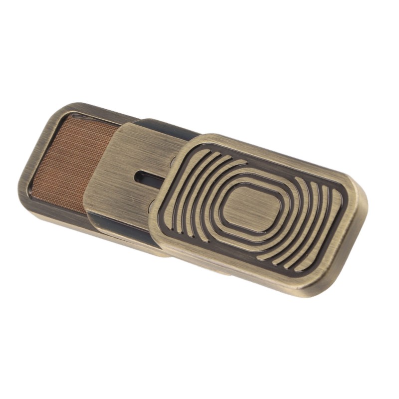 Magnetic Metal Slider ADHD Adults Fidget Decompression Toy Haptic Coin