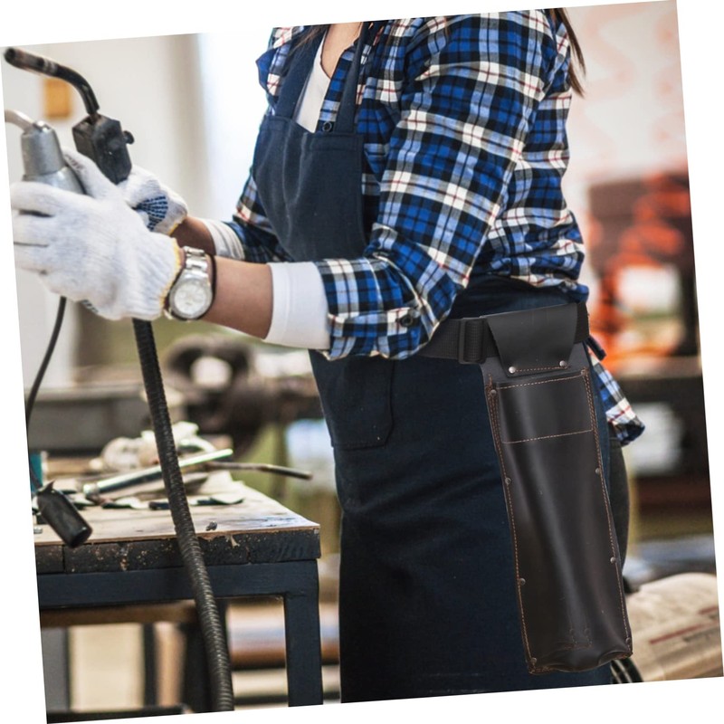Healeved 1pc Welding Rod Holder Bag Anti-scalding Wear-resistant Storage Container