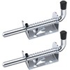 2 PCS 128MM Heavy Duty Spring Latch Pins,Spring Loaded Gate
